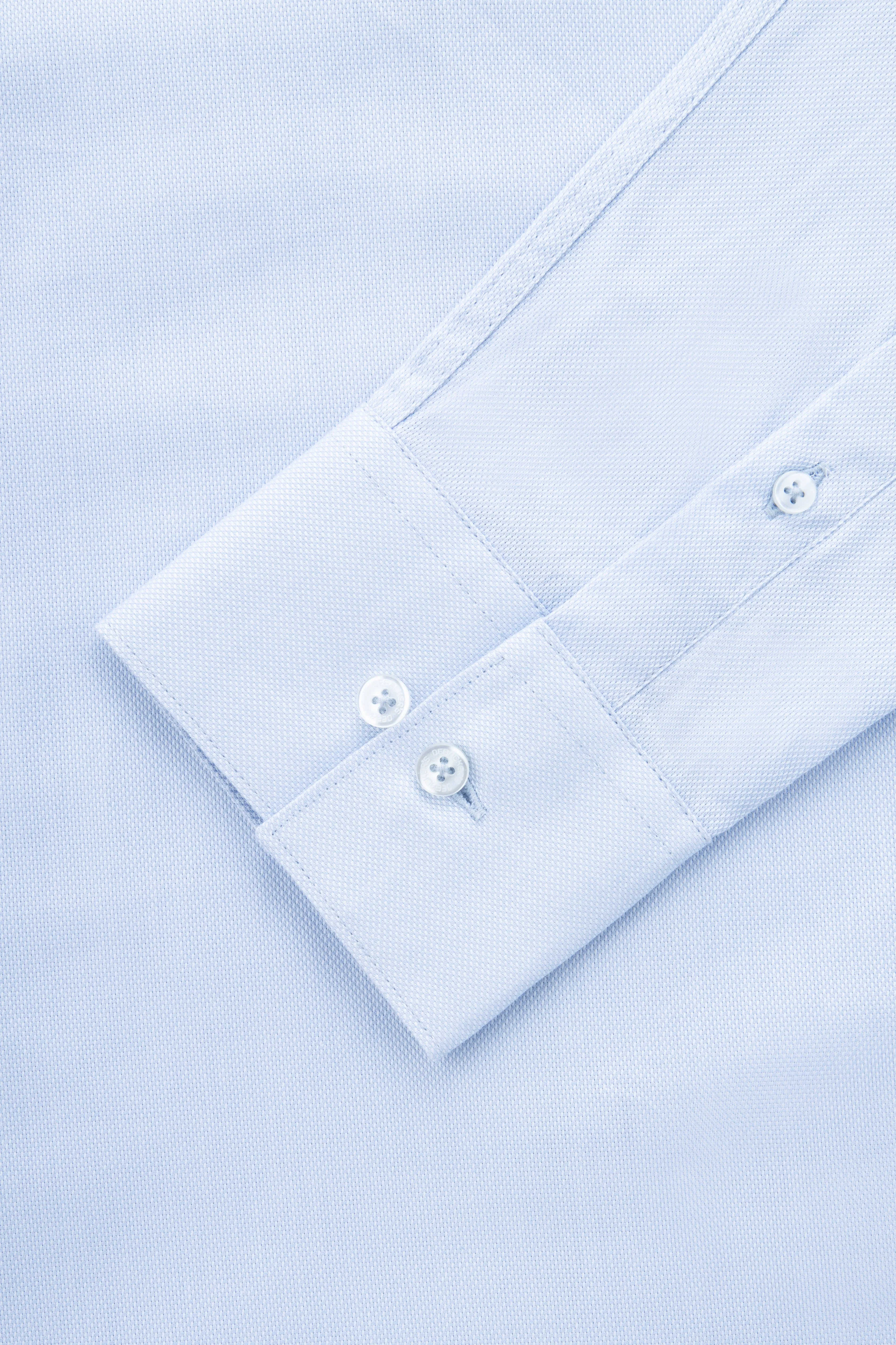 Jacquard Pique Light-Blue Classic Shirt