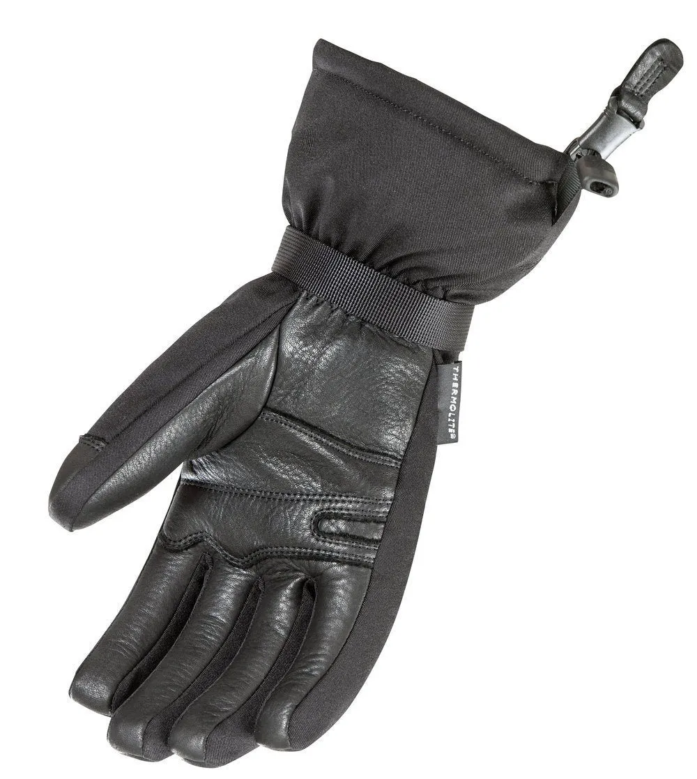 Joe Rocket Black FRONTIER GLOVEs Thermolite® Insulated