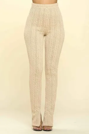 Knit High Rise Leggings