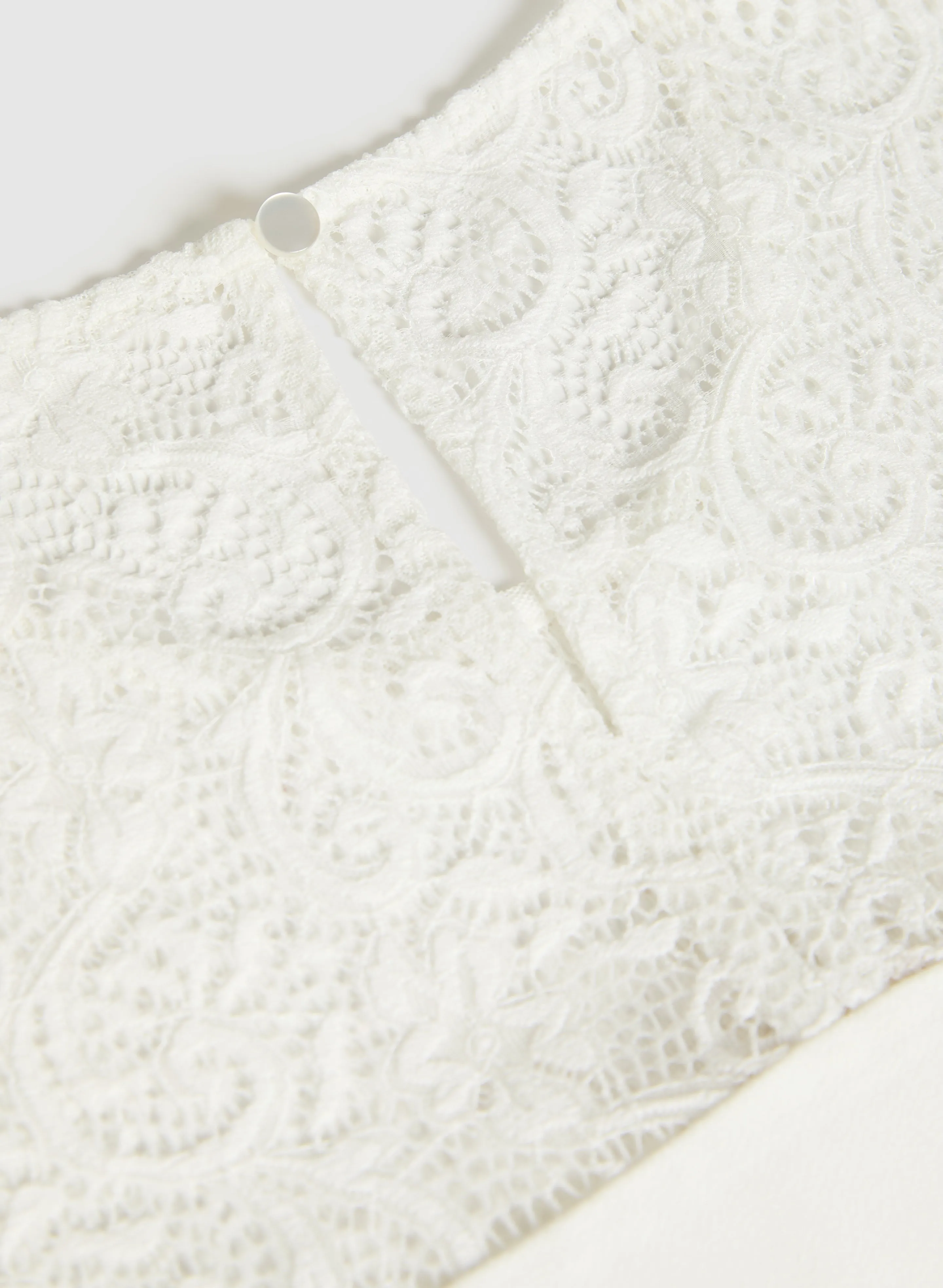 Lace Yoke Top