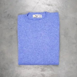 Laurence J. Smith  Super soft Seamless Crew Neck Pullover Cornflower