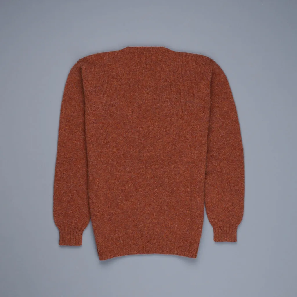 Laurence J. Smith Super Soft Seamless Crew Neck Pullover Sienna