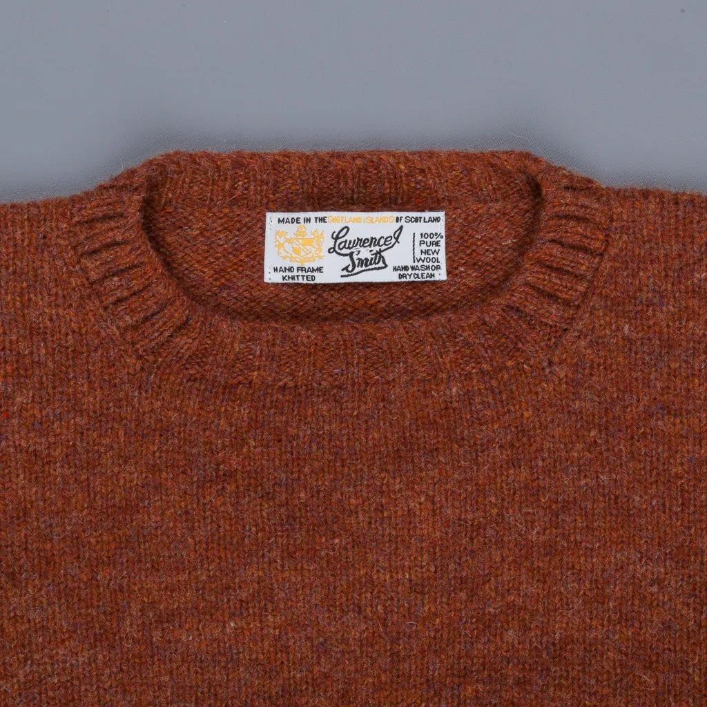 Laurence J. Smith Super Soft Seamless Crew Neck Pullover Sienna