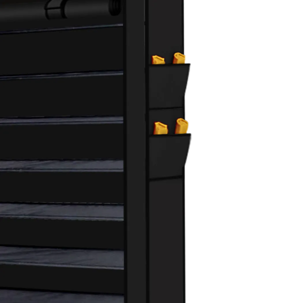Levede 10 Tier Shoe Rack Portable Storage Black