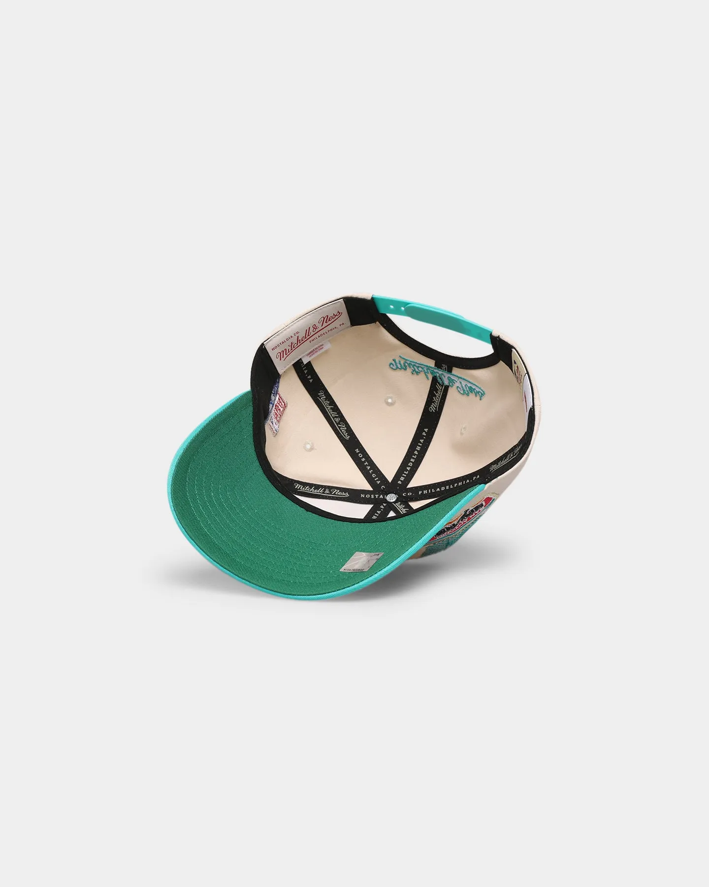 Mitchell & Ness San Antonio Spurs '96 Draft' Pro Crown Snapback Off White