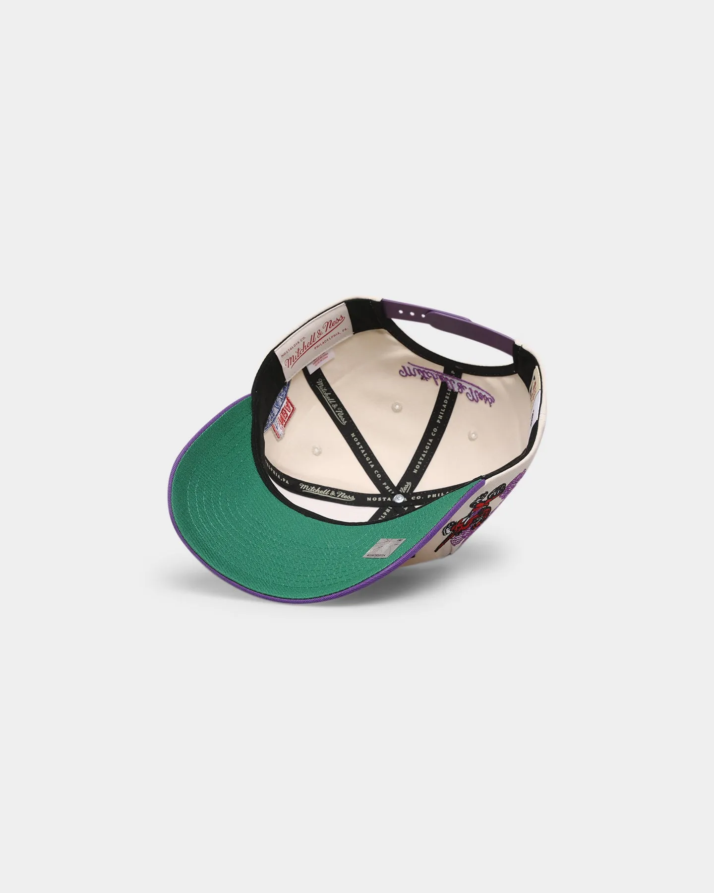 Mitchell & Ness Toronto Raptors '96 Draft' Pro Crown Snapback Off White