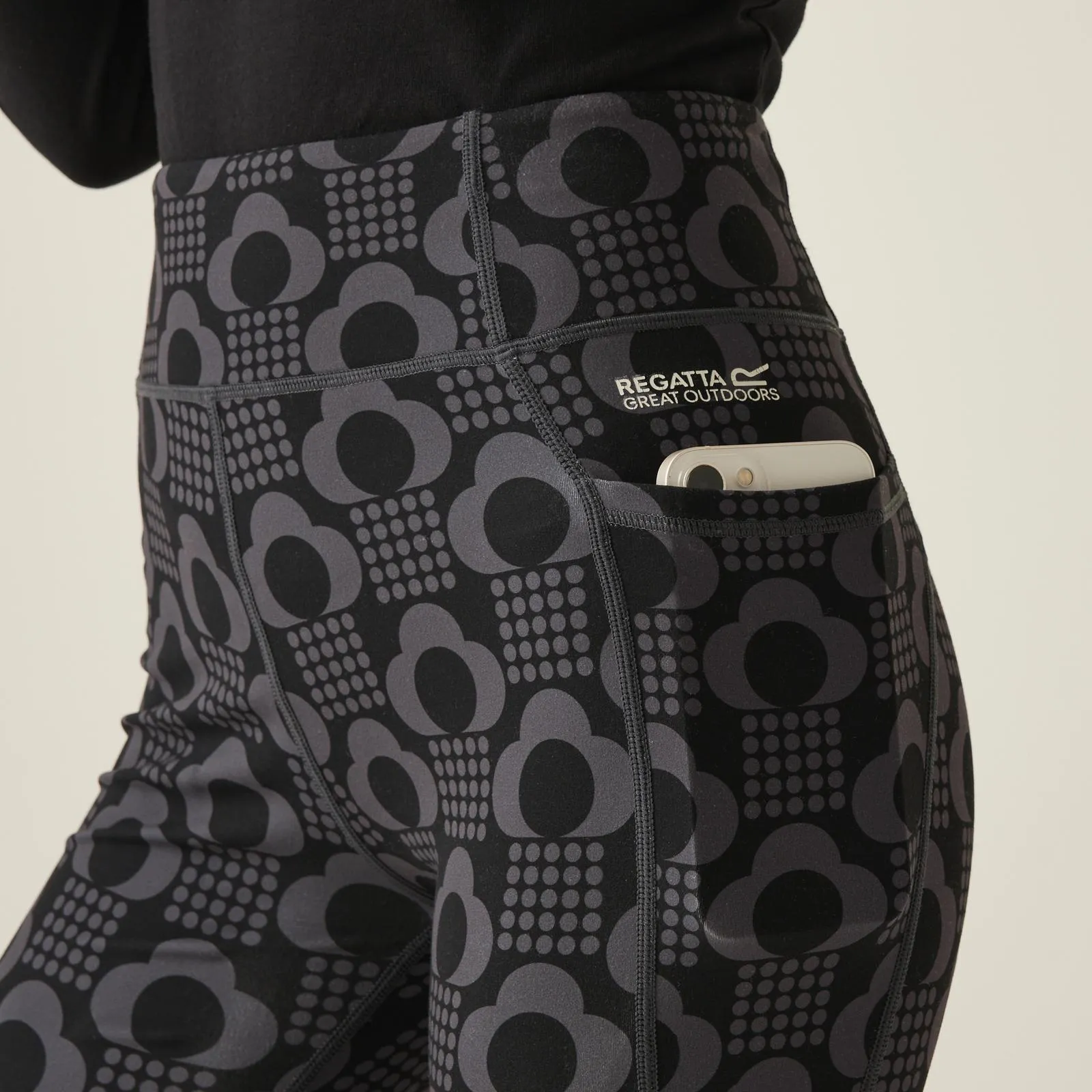 Regatta Womens Orla Kiely Patterned Moisture Wicking Gym Leggings
