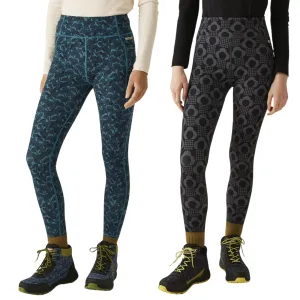 Regatta Womens Orla Kiely Patterned Moisture Wicking Gym Leggings
