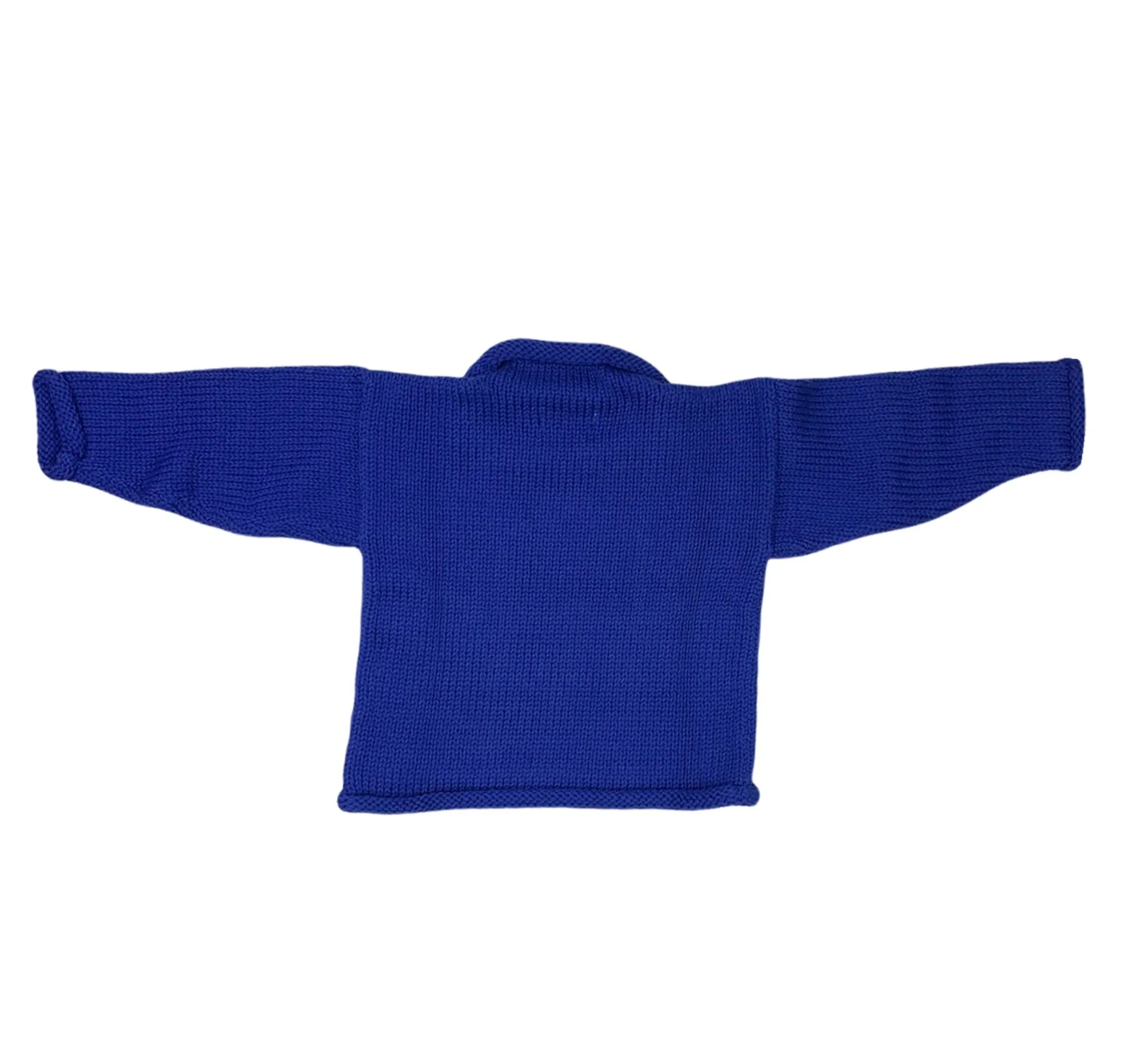 Royal Blue Train Roll Neck Sweater
