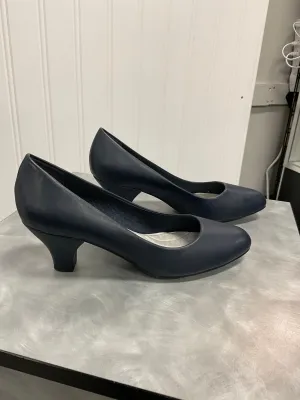 Shoes Heels Kitten By Easy Street In Navy, Size: 9.5