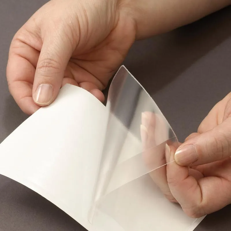 Smead Self-Adhesive Poly Pocket, 6" x 4", Clear, 100 per Box (68164)