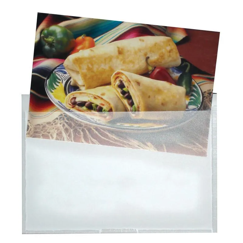 Smead Self-Adhesive Poly Pocket, 6" x 4", Clear, 100 per Box (68164)