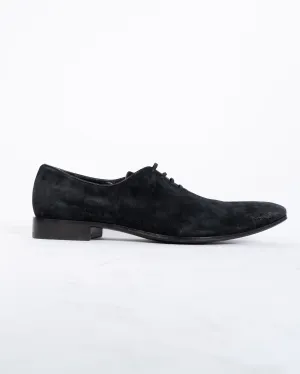 SS16 Corsini Black Suede Classic Derbies