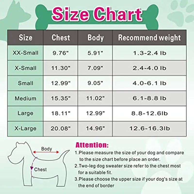 Warm Winter Puppy Pet Coat Soft Sweater Clothing