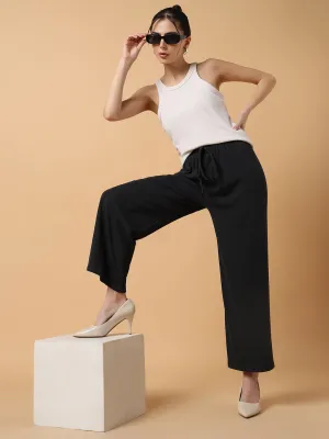 Women Solid Grey Trouser