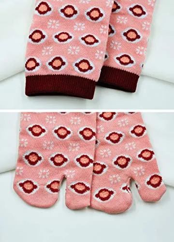 Women's Flip Flop Athletic Cotton Colorful Ankle Sock - 4 Pairs