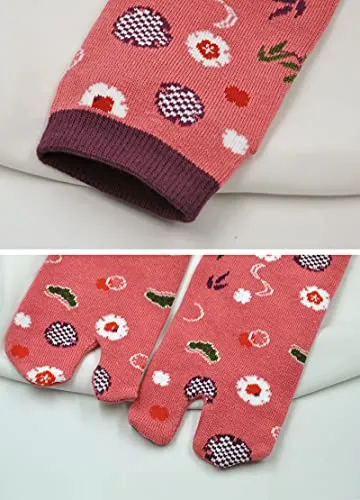 Women's Flip Flop Athletic Cotton Colorful Ankle Sock - 4 Pairs