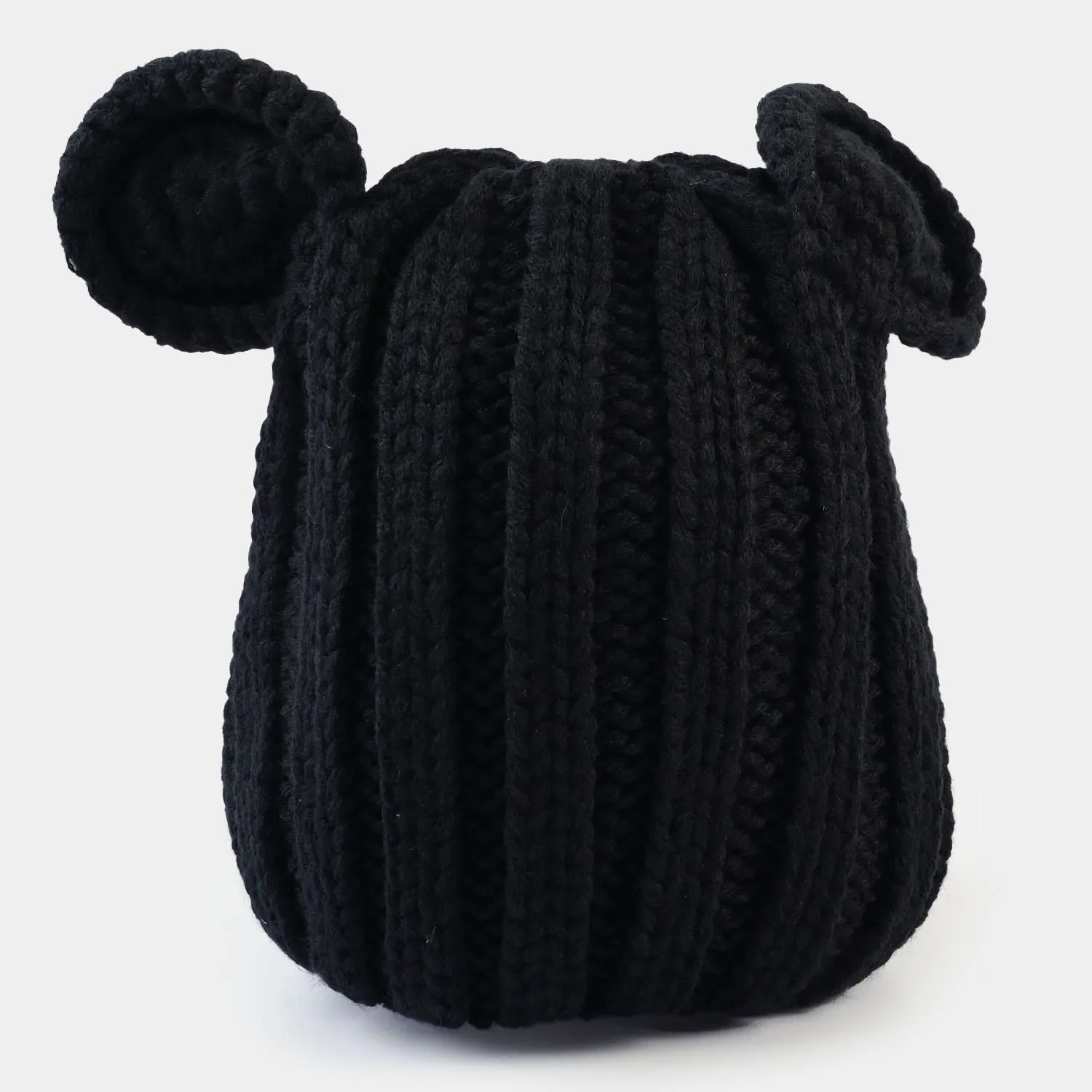 Woolen Winter Cap/Hat 6M  | BLACK