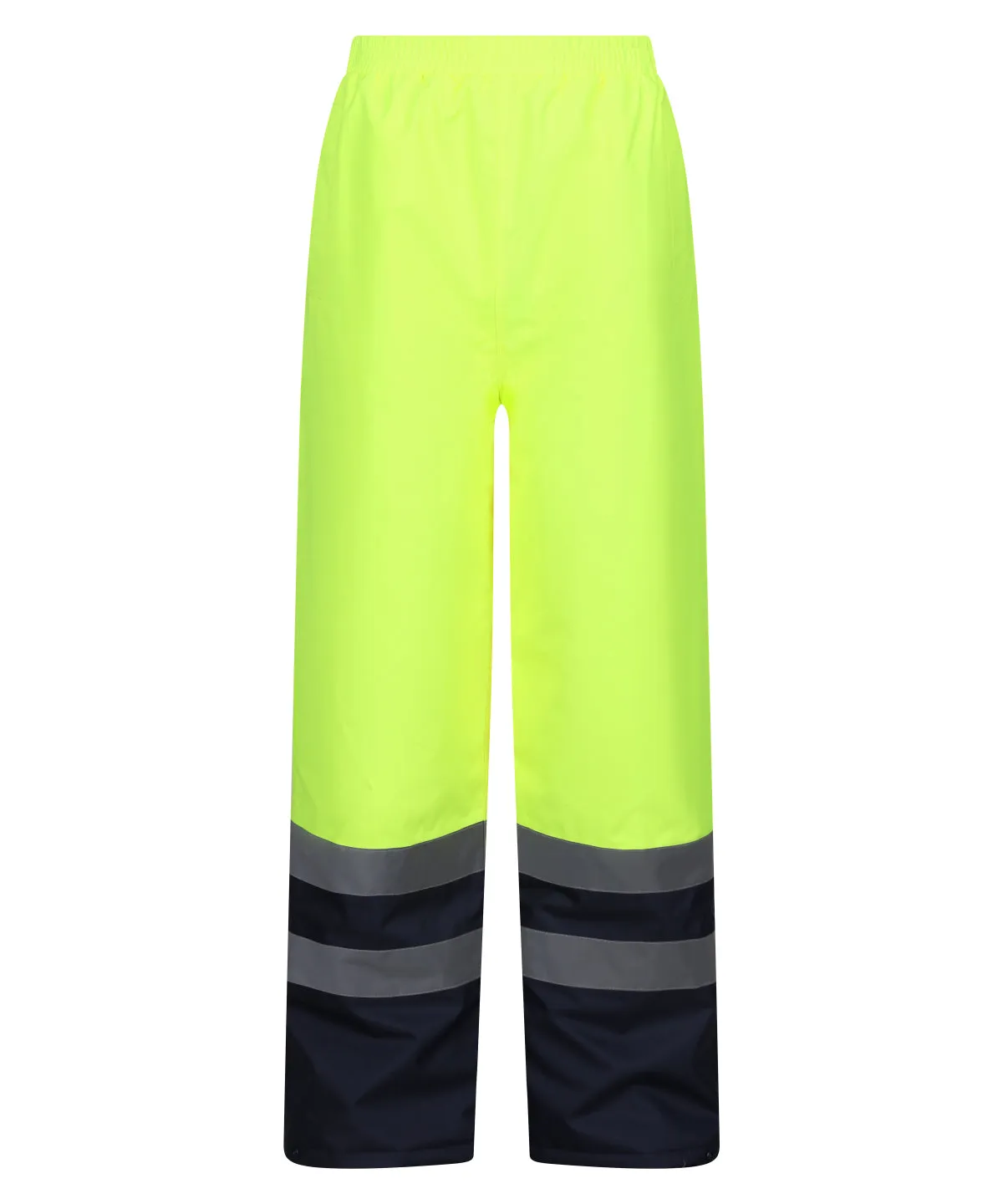 Yellow/Navy - Pro hi-vis insulated overtrousers